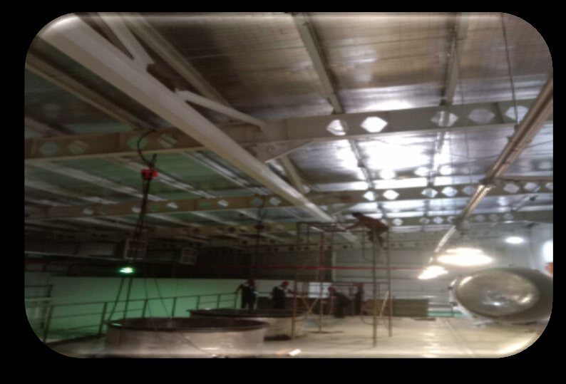 Interior fasilitas industri THK Group